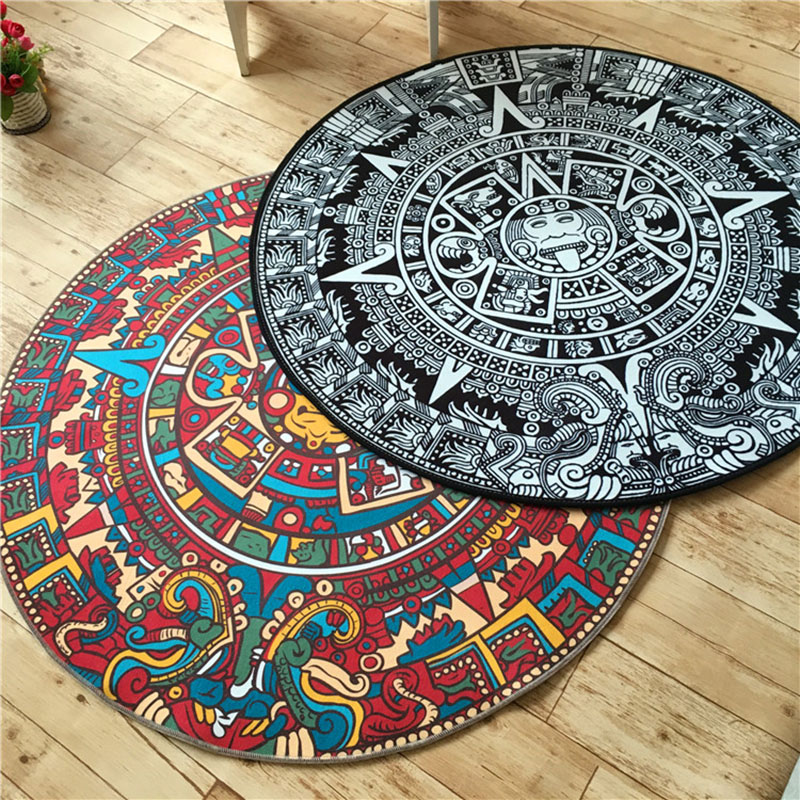 Quality Home Textiles - عالية الجودة الاكريليك الكابتن السجاد المستديرة
