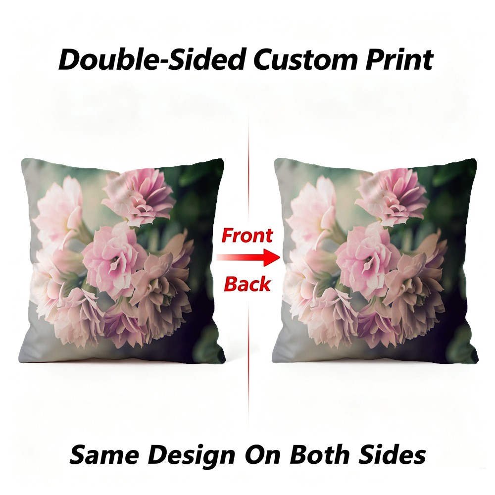 غطاء وسادة مطبوع بصورة مخصصة،  - مراجعة Home Textiles Photos وسعره