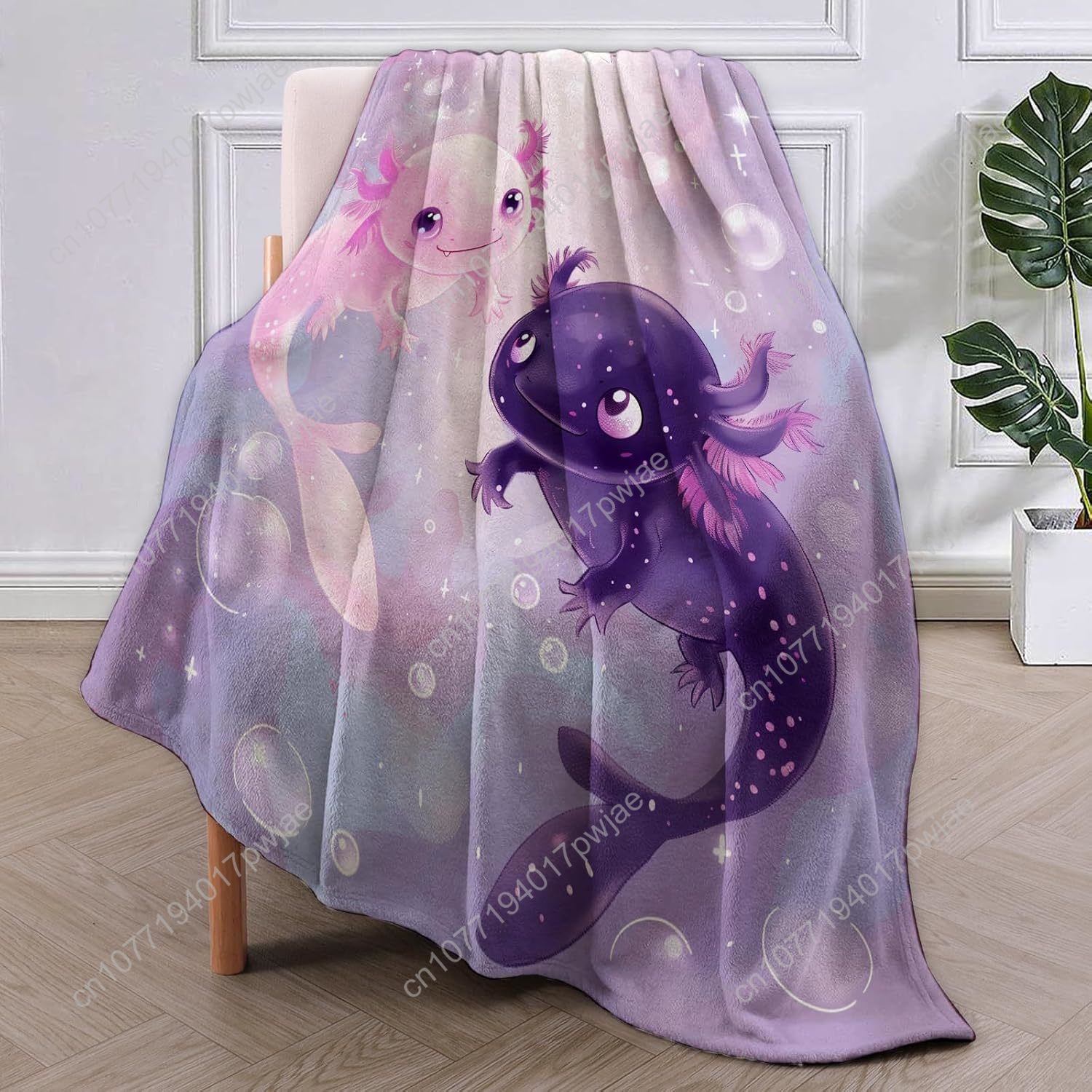بطانية Axolotl لطيف Axolotls ا - مراجعة Quality Home Textiles وسعره