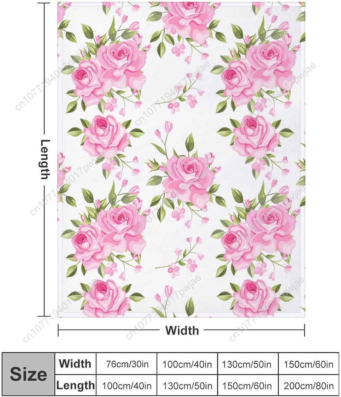 الوردي زهرة رمي بطانية الأزهار - مراجعة Quality Home Textiles وسعره