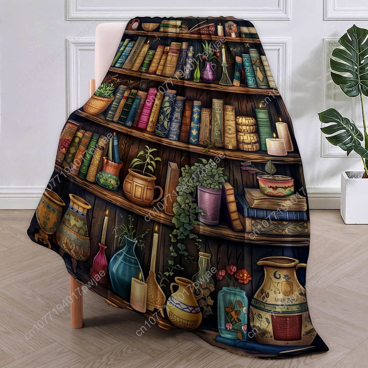 خمر رف الكتب بطانية القراءة رم - مراجعة Quality Home Textiles وسعره