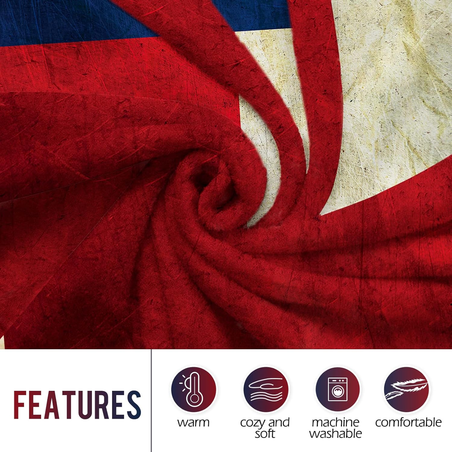 ليفينز تكساس العلم رمي بطانية  - مراجعة Quality Home Textiles وسعره
