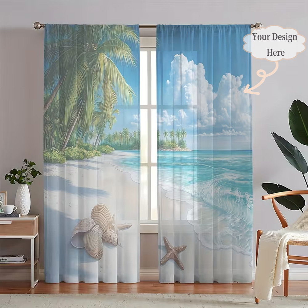 ستائر شفافة مسطحة ثنائية الأبع - مراجعة Home Textiles Fabric وسعره