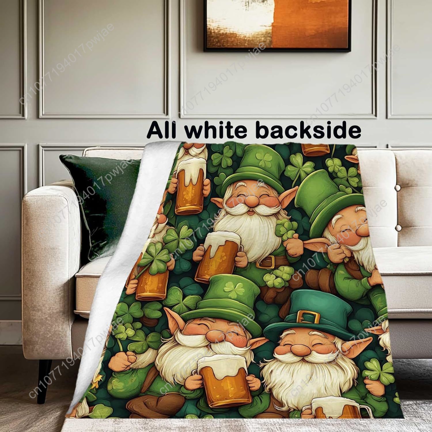 بطانية رمي جنوم لعيد القديس با - مراجعة Quality Home Textiles وسعره