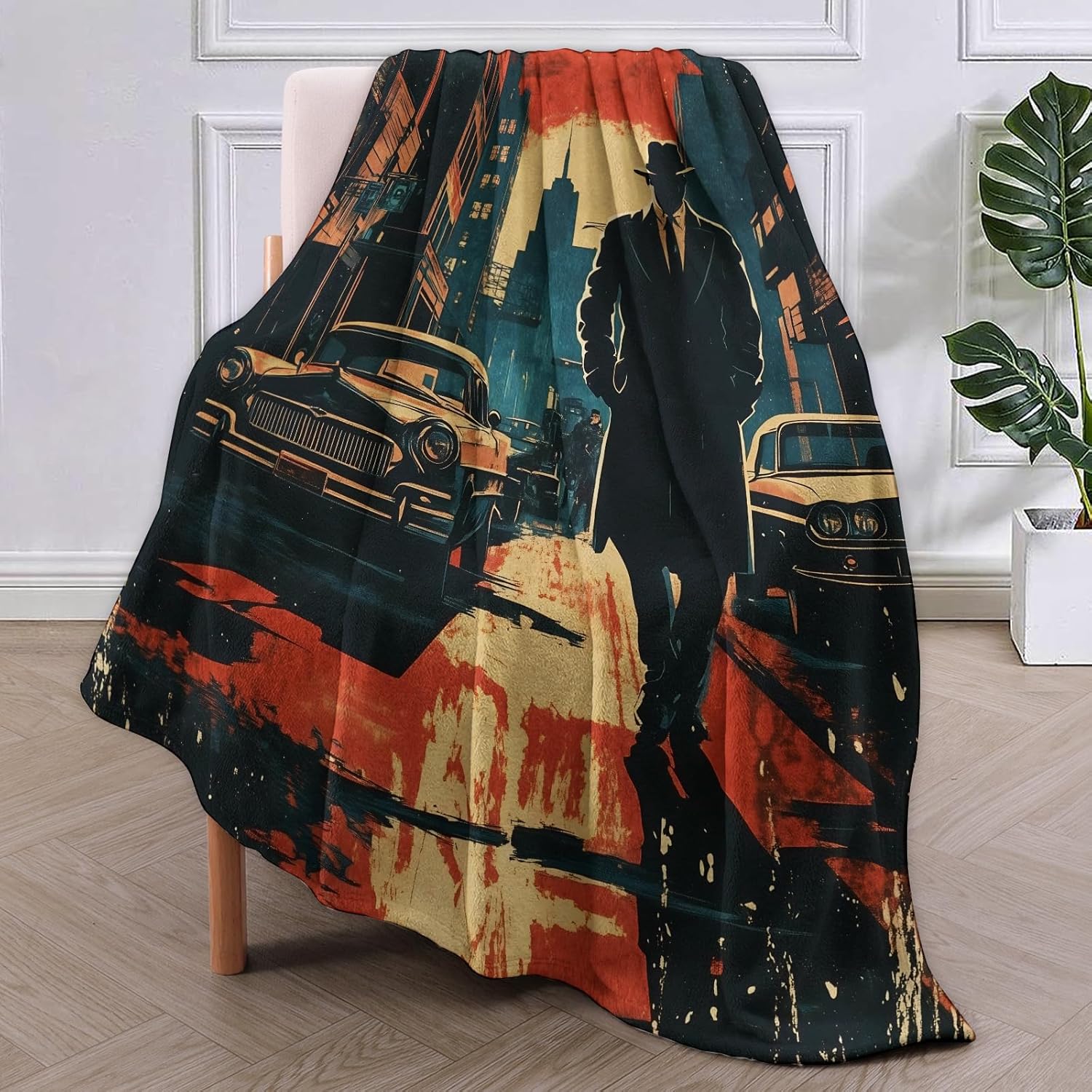 بطانية Noir Detective هدايا لل - مراجعة Quality Home Textiles وسعره